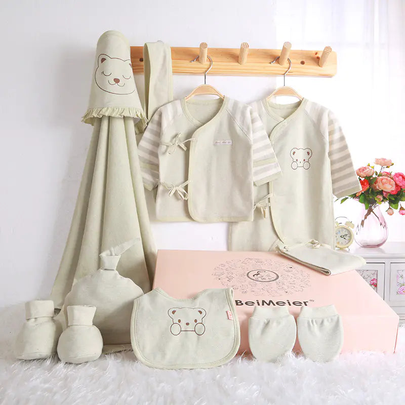 Newborn Gift Set with Color Cotton Baby Clothes - Live to Shop