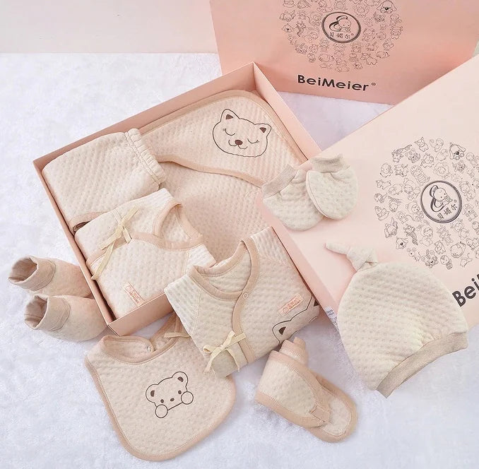Newborn Gift Set with Color Cotton Baby Clothes - Live to Shop