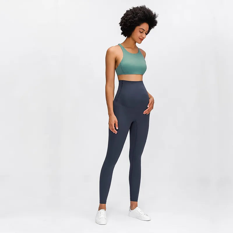 Nude Maternity Yoga Pants - Live to Shop