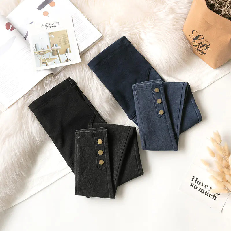 Chic Maternity Skinny Jeans for Expecting Mothers - Live to Shop