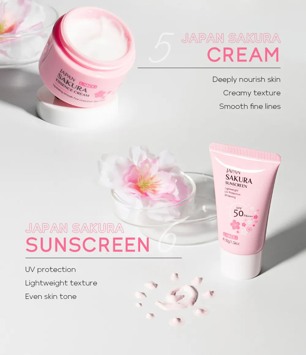 Japan Sakura Skin Care Set - Live to Shop