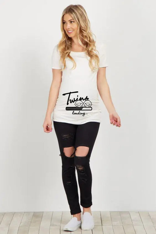 Maternity Comfort Short Sleeve T-Shirt for Women - Live to Shop
