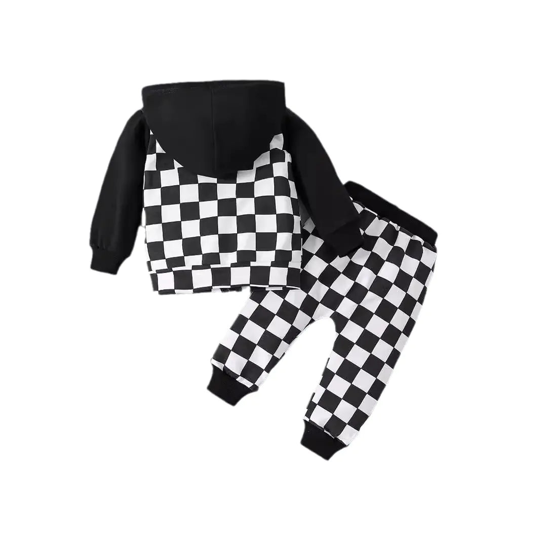 Spring Autumn Men's Baby Plaid Collection - Live to Shop