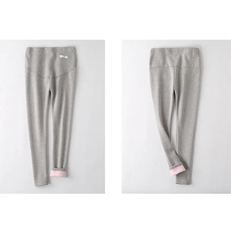 Maternity Velvet Leggings for Pregnant Women (Warm) - Live to Shop