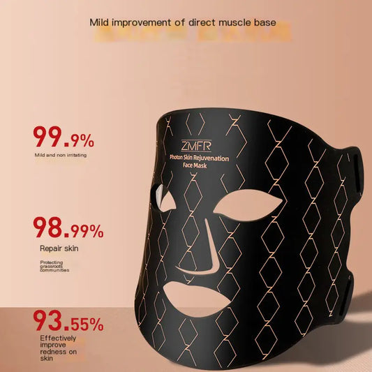Home LED Silicone Mask with Photon Skin Care Therapy - Live to Shop