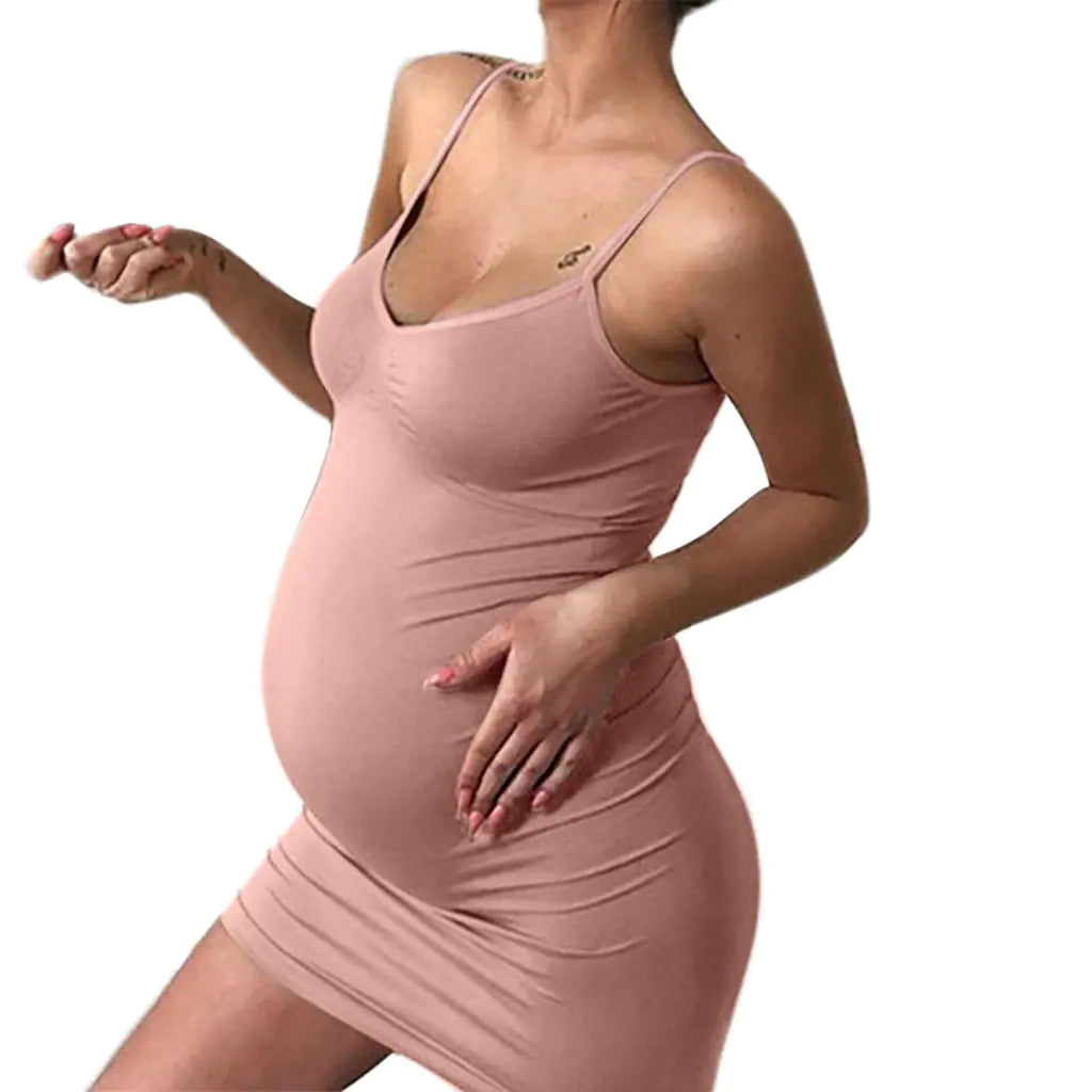 Maternity Dress, Casual Homewear Dress - Live to Shop