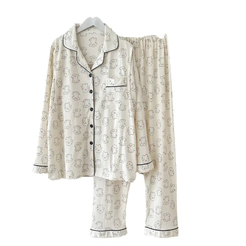 Maternity Nursing Pajama Set for Spring & Autumn - Live to Shop