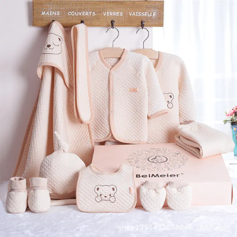 Newborn Gift Set with Color Cotton Baby Clothes - Live to Shop