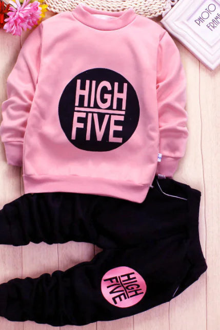 Stylish Baby Set with Fleece Hoodie and Pants - Live to Shop