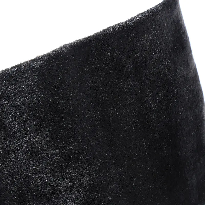 Women's Black Maternity Pants with Warm Support - Live to Shop