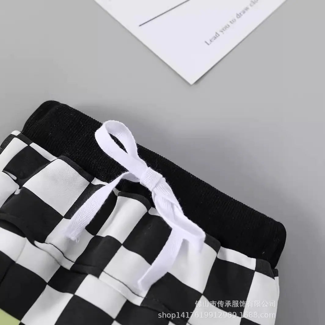 Spring Autumn Men's Baby Plaid Collection - Live to Shop