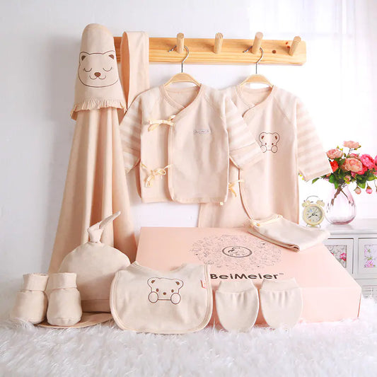 Newborn Gift Set with Color Cotton Baby Clothes - Live to Shop