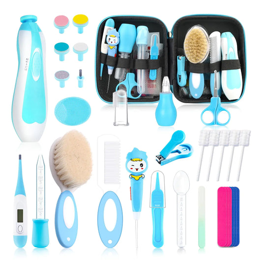 Baby Healthcare and Grooming Kit for Newborn Kids 38PCS Upgraded Safety Baby Care Kit Newborn Nursery Health Care Set Baby Electric Nail Filer Kit Infant Baby Care Products - Live to Shop