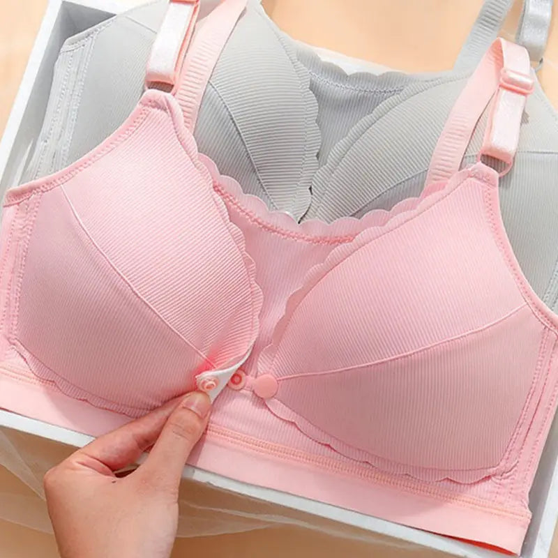 Maternity Nursing Bra with Lace and Cotton for Comfort - Live to Shop