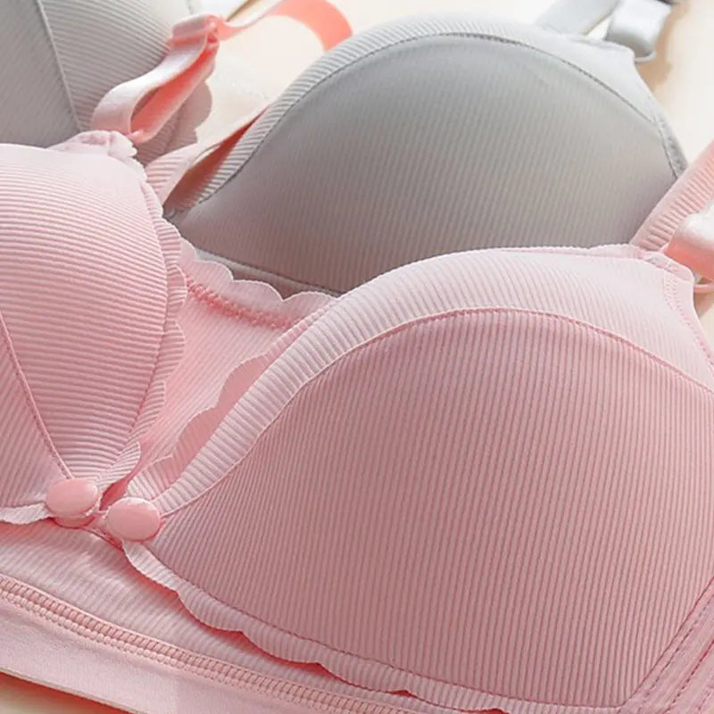 Maternity Nursing Bra with Lace and Cotton for Comfort - Live to Shop
