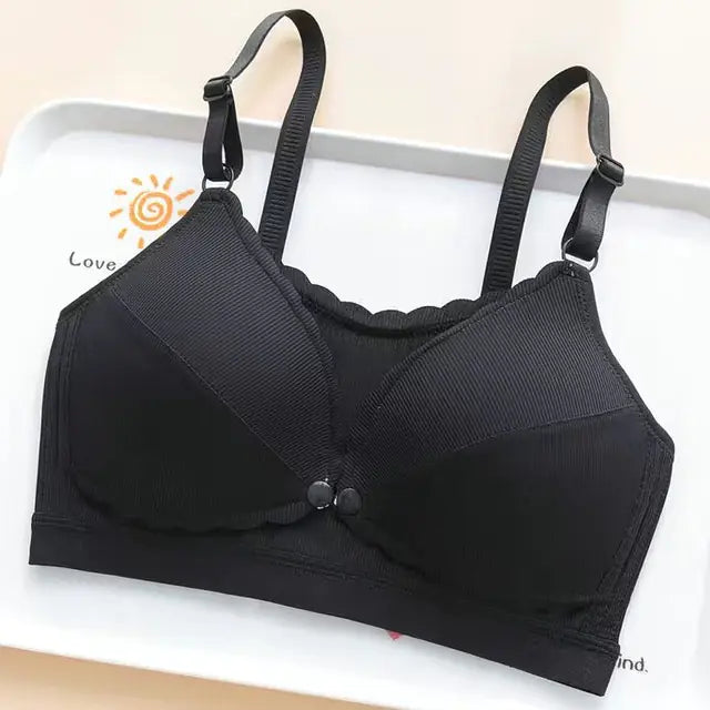 Maternity Nursing Bra with Lace and Cotton for Comfort - Live to Shop